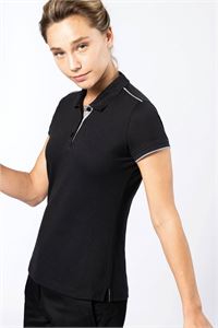 POLO DONNA CON PARTICOLARI A CONTRASTO